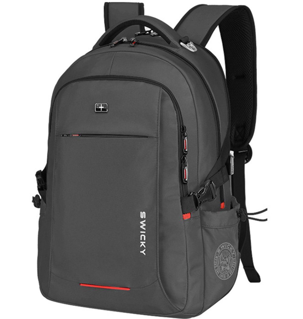 XDeer Laptoprucksack Laptoprucksack Reiserucksack,großer Anti-Diebstahl Rucksack (Set), mit USB-Ladeanschluss,wasserfester Big Business-Computer Rucksack