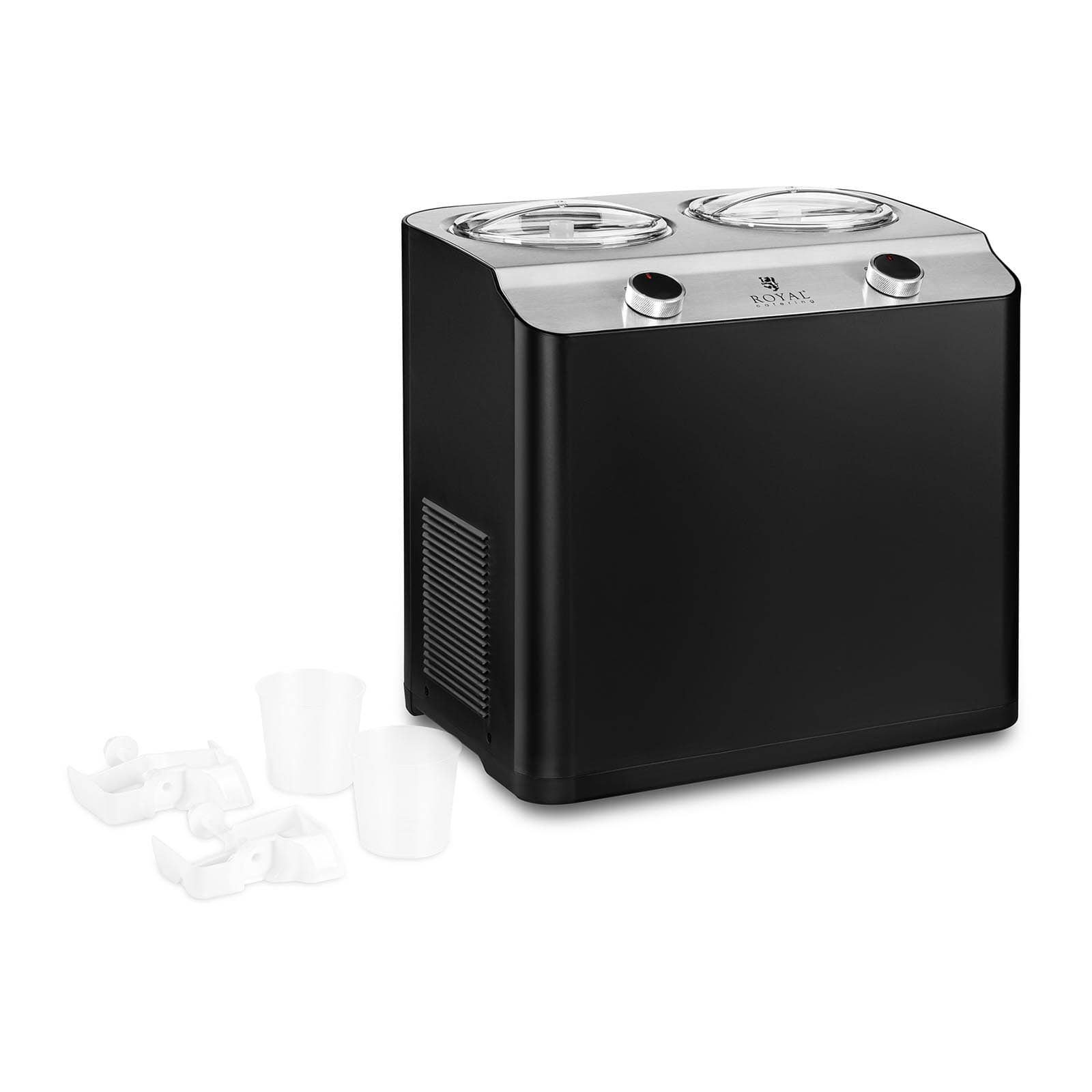 Große Gerollte Eismaschine Aus Edelstahl - 38,1x25,4 Cm, Mit Schabern, Für Selbstgemachtes Roll-Eis