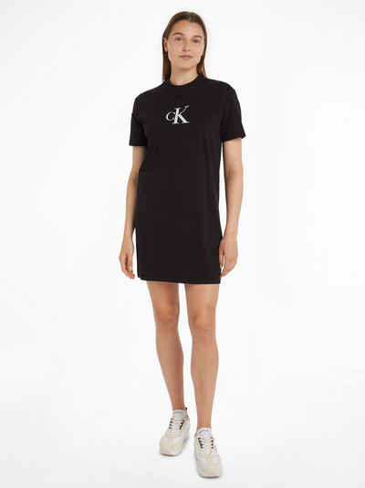 Calvin Klein Jeans Shirtkleid SATIN CK T-SHIRT DRESS mit Logomarkenlabel