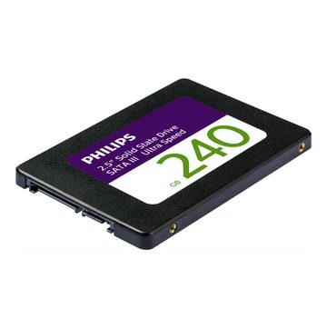 Philips FM24SS130B/00 interne SSD (240GB) 550 MB/S Lesegeschwindigkeit, 480 MB/S Schreibgeschwindigkeit, 2.5” SATA III, Ultra performance
