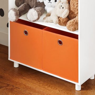 SoBuy Kinderregal KMB68, Bücherregal Spielzeugregal mit 2 Boxen Aufbewahrungsregal Kinderzimmer