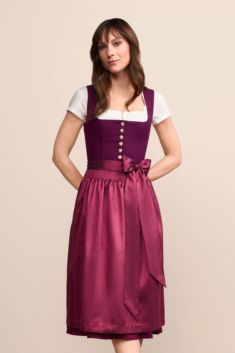 Krüger Дирндль Дирндль Davinia (70cm) - beere