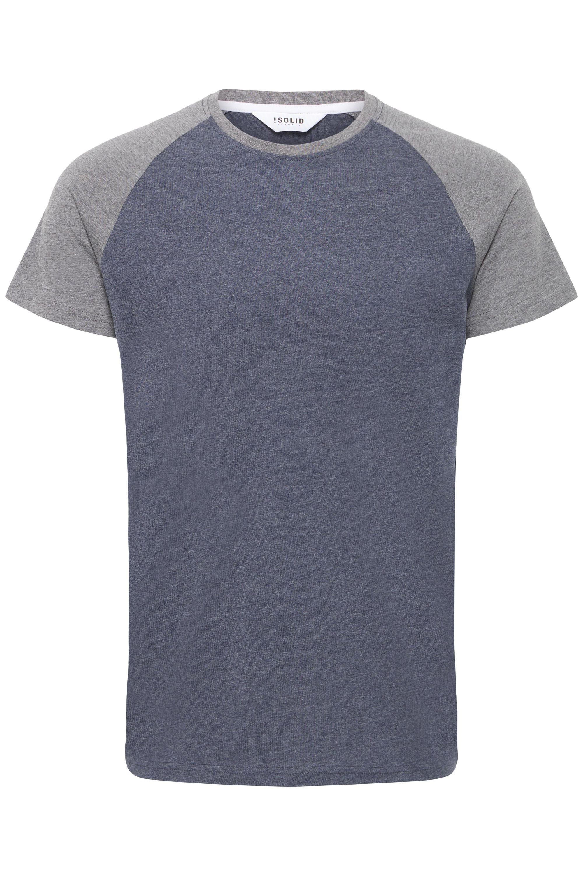 !Solid Rundhalsshirt SDBastian Kurzarmshirt im Baseball-Look günstig online kaufen