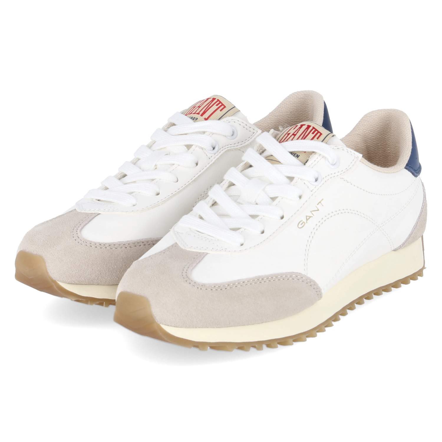Gant Gant 32533177/G20 Damen Leder weiss Schnürschuh