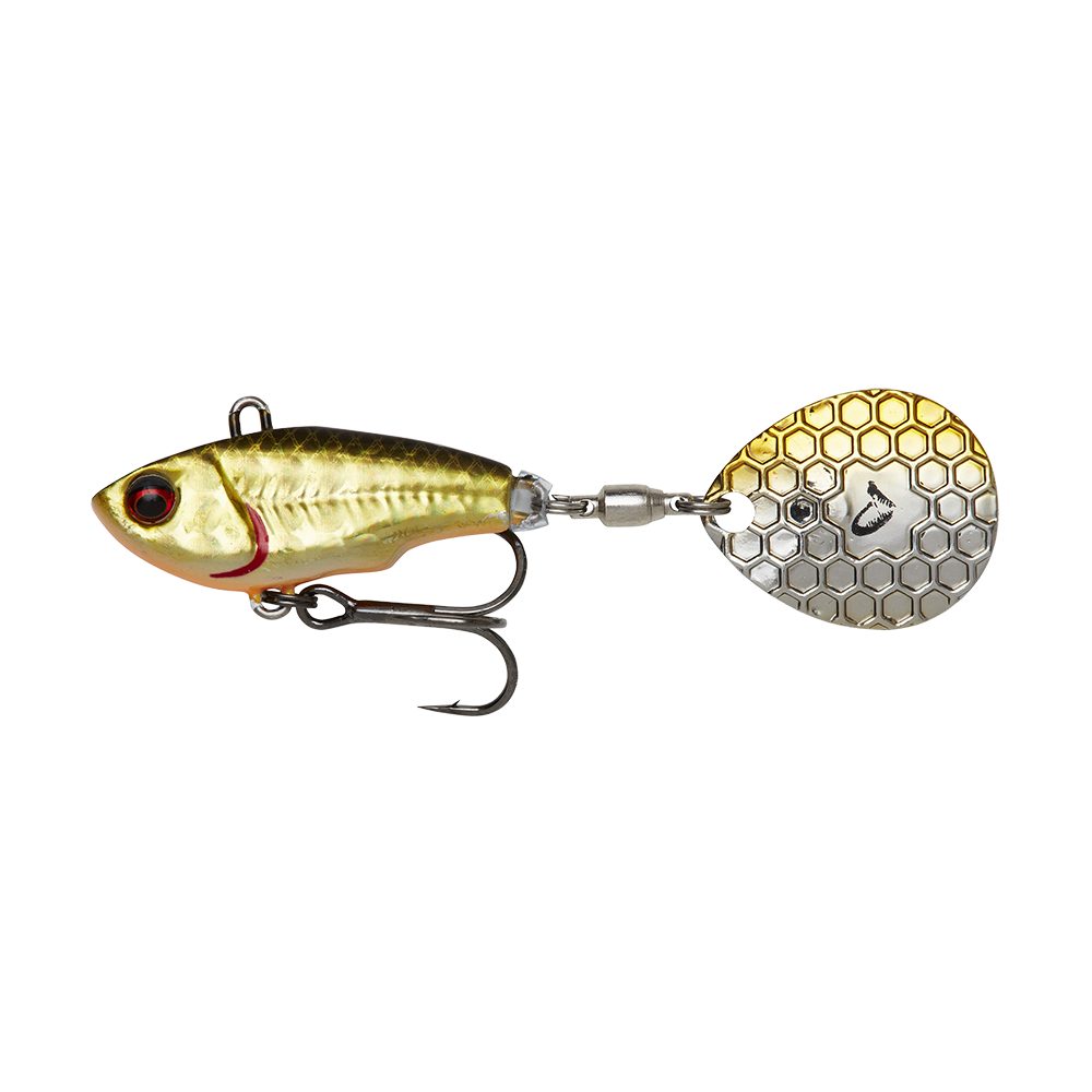 Kunstköder FAT TAIL SPIN SINKING 5 Farben 9g 5,5cm Spinnerbaits Raubfisch Forelle