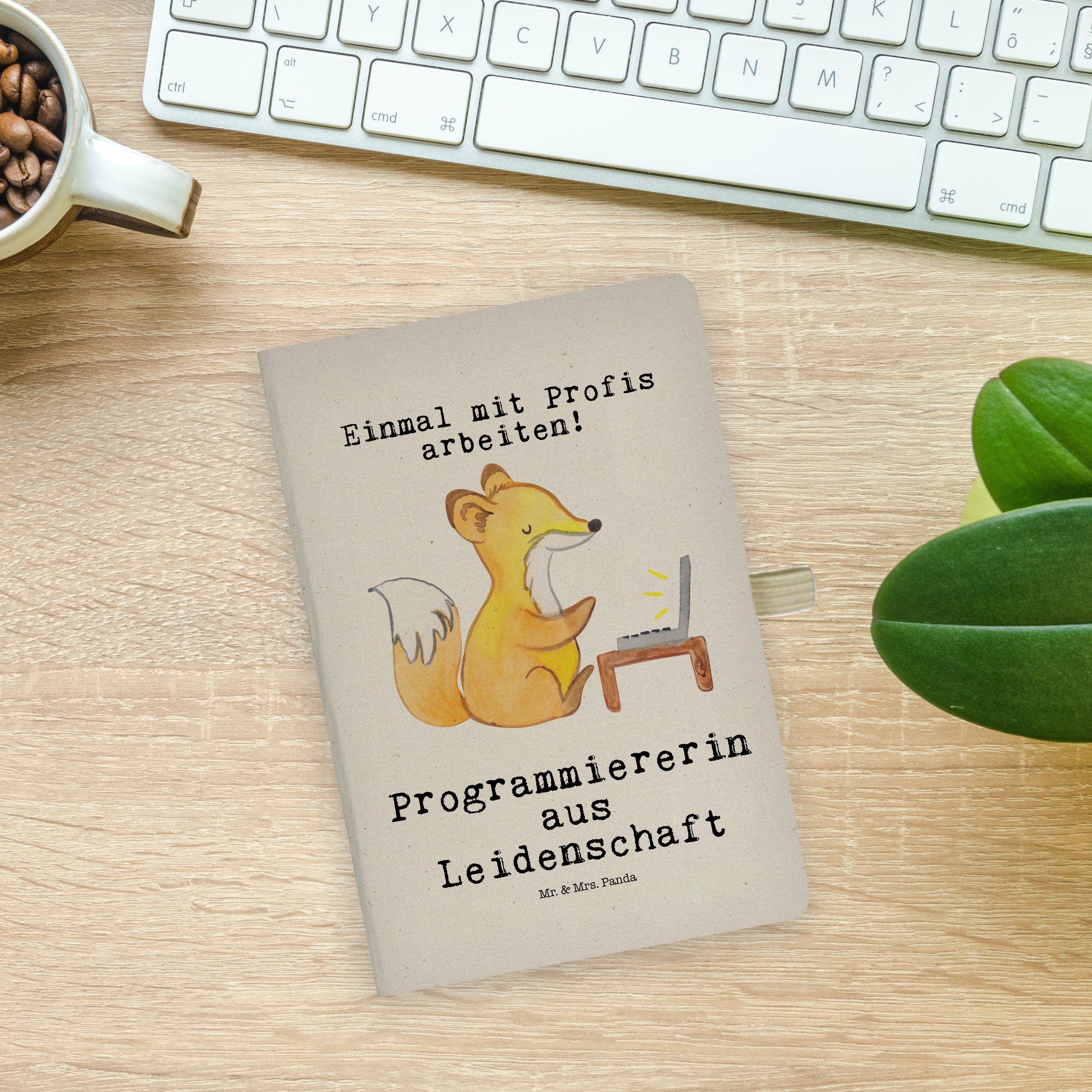 Mr. Panda Mrs. Leidenschaft - Mr. Notizbuch & Panda Programmiererin & Geschenk, C Transparent aus Kollege, Mrs. -