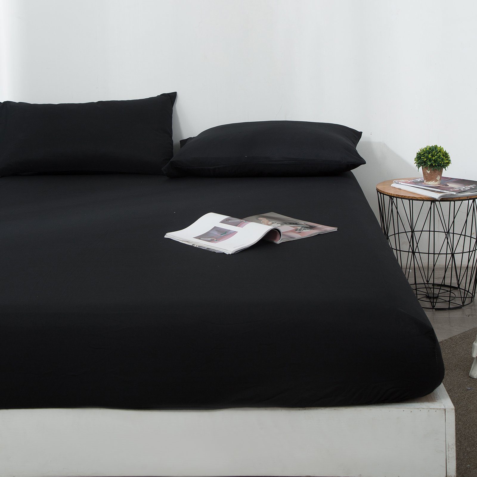 Spannbettlaken Wasserdicht, atmungsaktiv, mit Clip, für Twin Full Queen King Bett