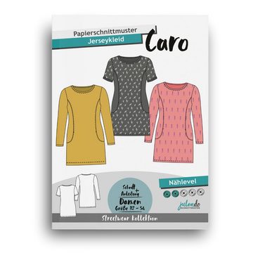 julendo Kreativset Schnittmuster Kleid Caro Gr. 32 - 54 (Sprache: Deutsch)