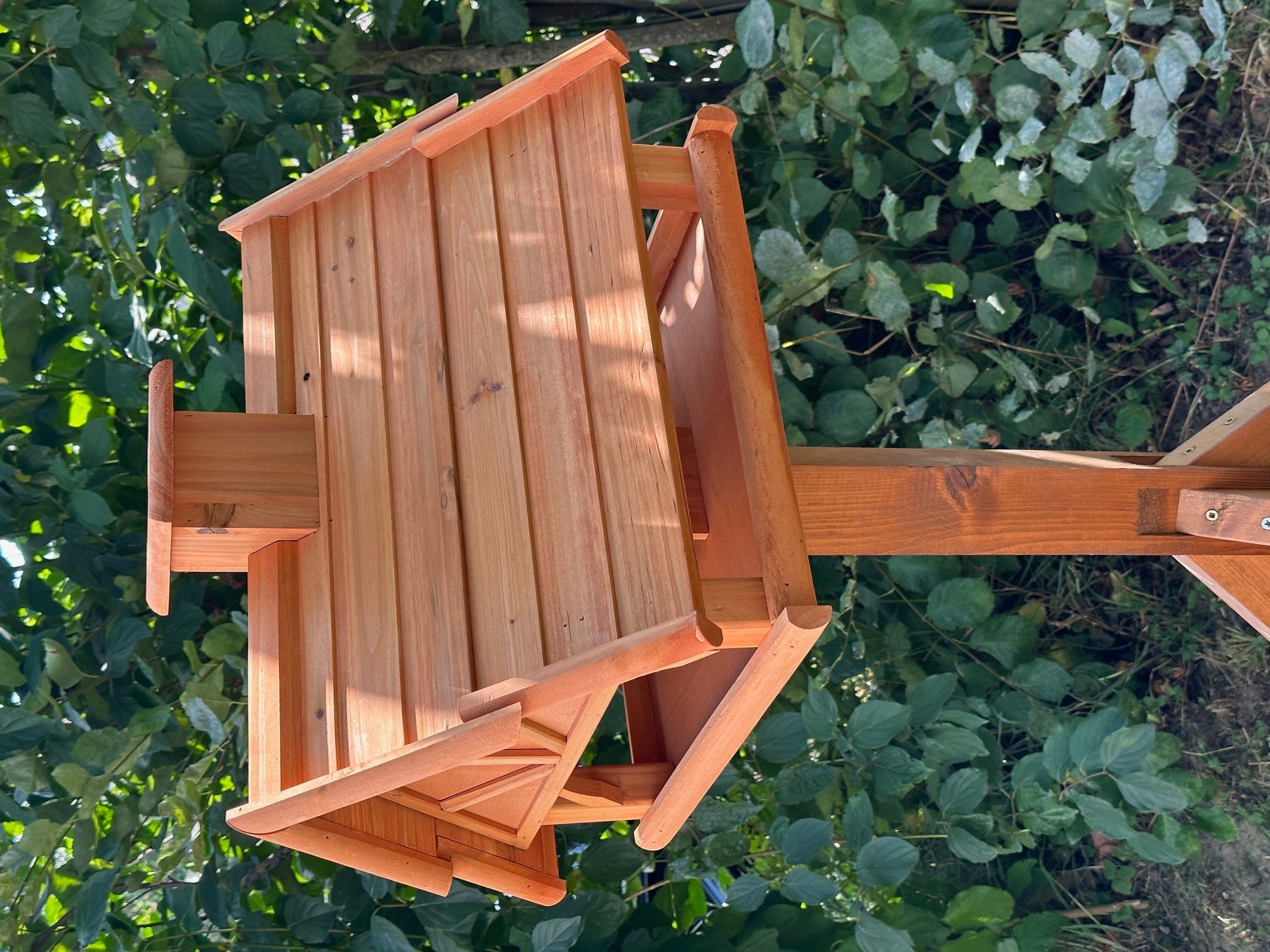 ELMATO Vogelhaus Elmato 10884 Blockhaus Vogelhaus Alpenglück, 50x50x38 cm ohne Ständer