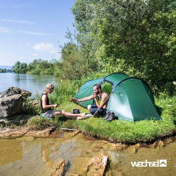 Wechsel Tunnelzelt Trekkingzelt Tempest 2 Personen Tunnel, Camping Fahrrad Biwak Zelt 2,19kg