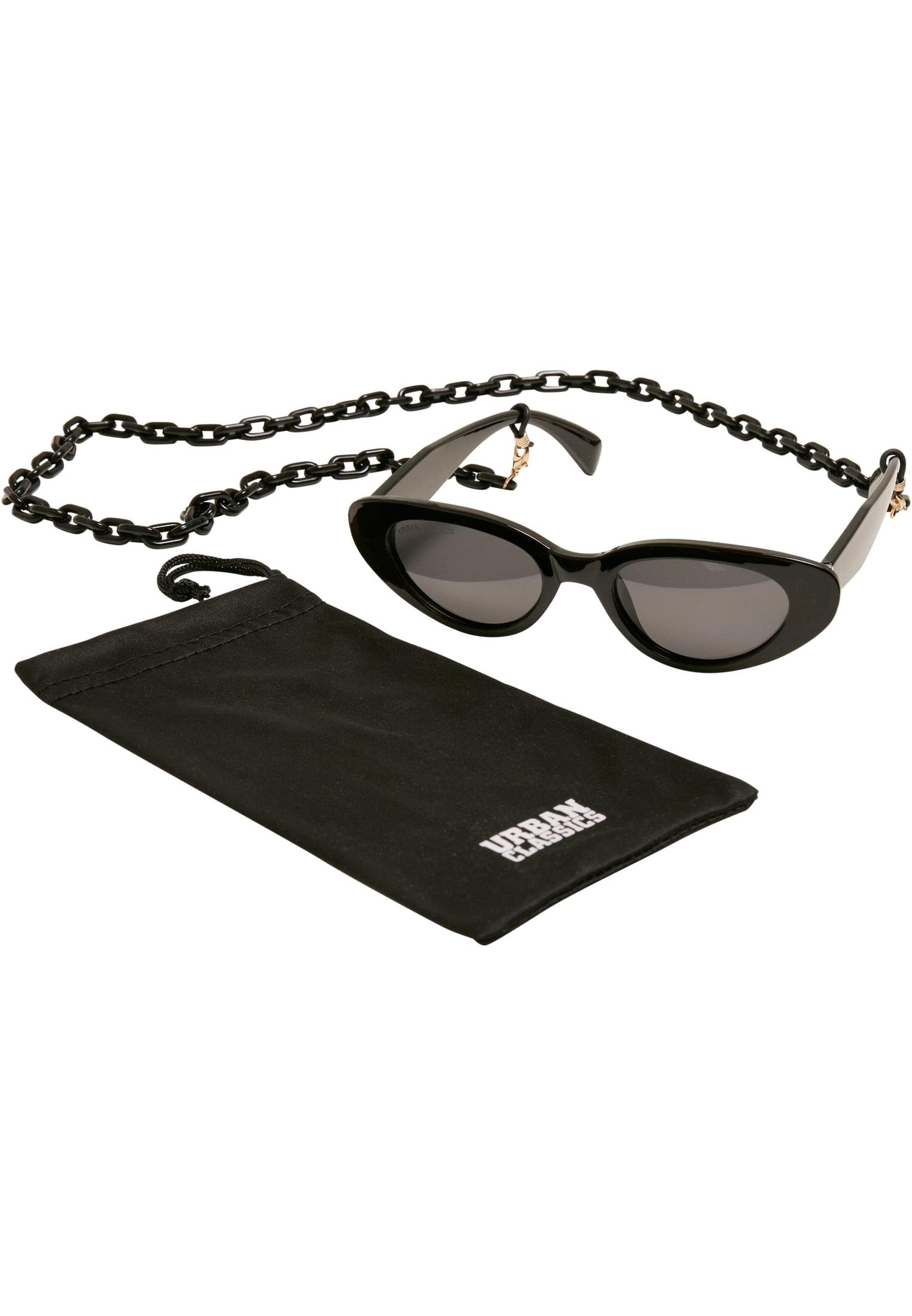 URBAN CLASSICS Sonnenbrille Unisex Sunglasses Puerto Rico With Chain black