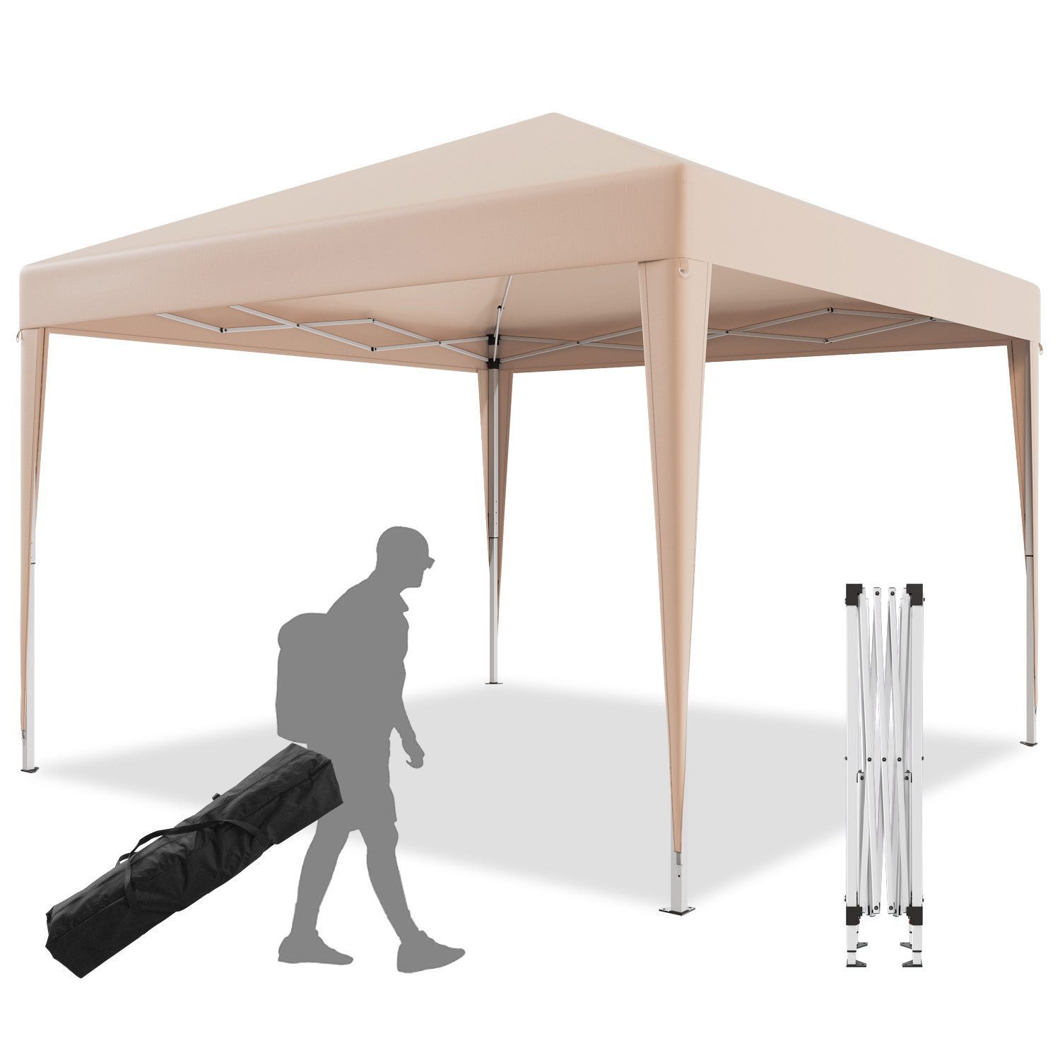 HOMALL Faltpavillon 3*3m Partyzelt Gartenpavillon UV günstig online kaufen