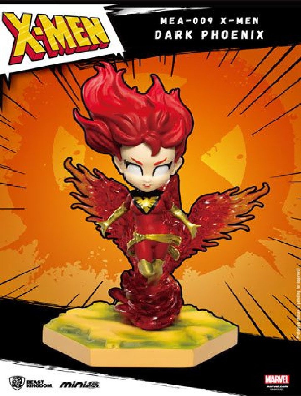 Beast Kingdom Toys Sammelfigur X-Men Mini Egg Attack Figur Dark Phoenix 11 cm