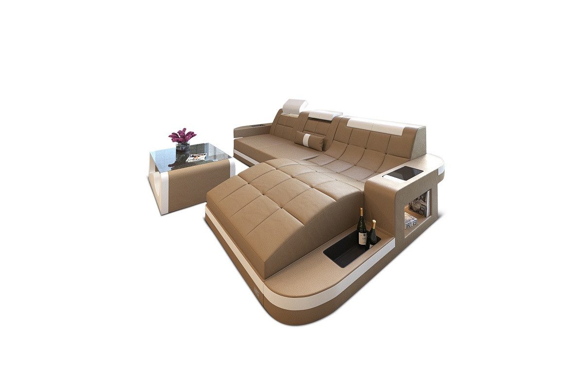 Sofa Dreams Ecksofa Sofa Leder Ledercouch günstig online kaufen