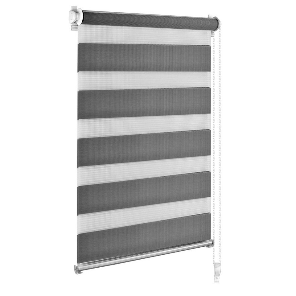 Doppelrollo »Doppelrollo Klemmfix ohne Bohren Duo Rollo