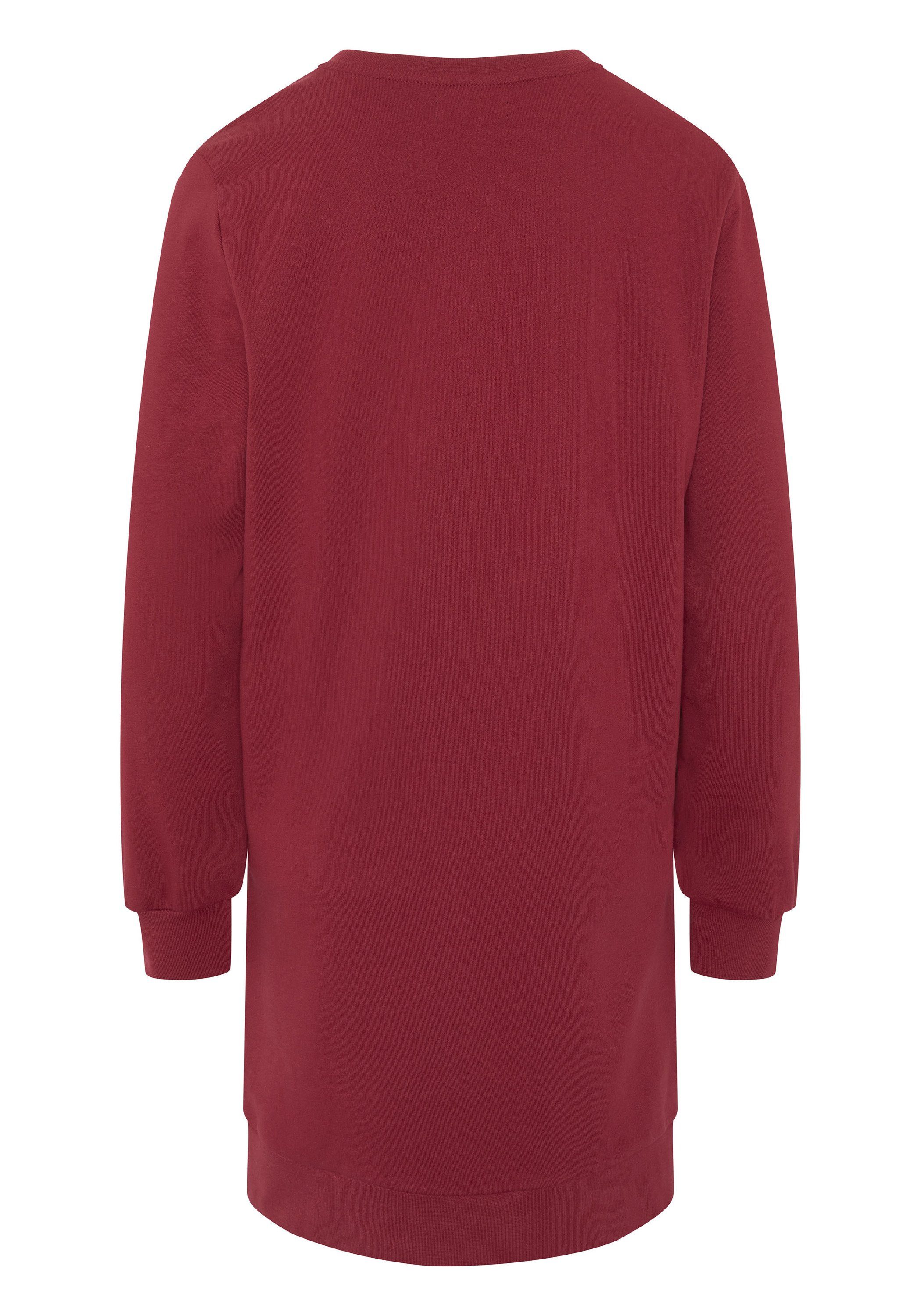 Oklahoma Jeans Sweatkleid mit kleinem Logo-Herz-Print