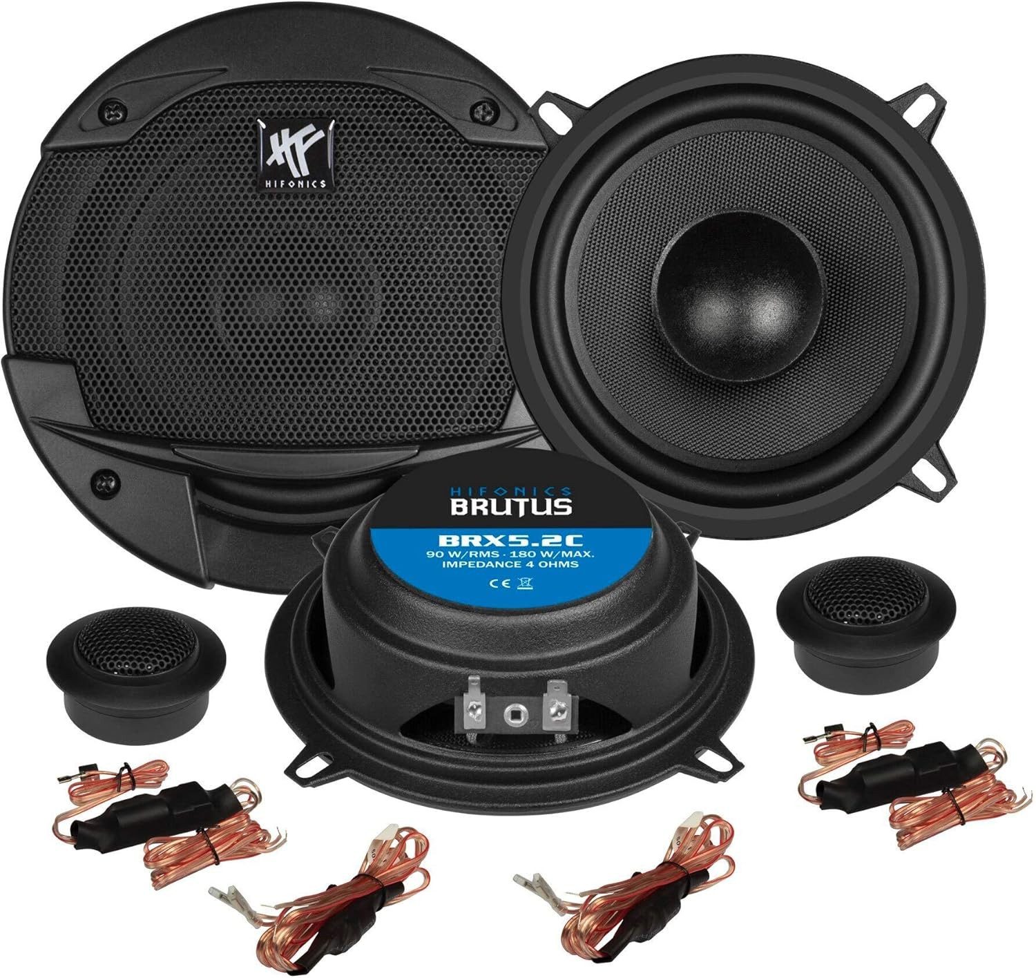 Hifonics Hifonics BRUTUS BRX5.2C 2-Wege Kompo Lautsprecher 13 cm (5.25) Auto-Lautsprecher