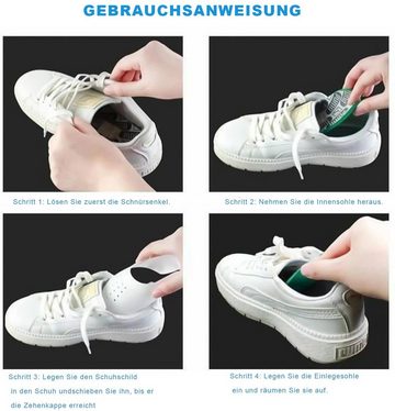 COOL-i ® Sneaker 2 Paar Sneaker-Schutz:Zehenschutz&Schuhschutz für Langlebigkeit