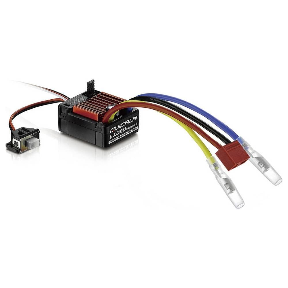 Hobbywing QuicRun 1060 T-Stecker Automodell Brushed Fahrtregler Belastbarkeit Controller