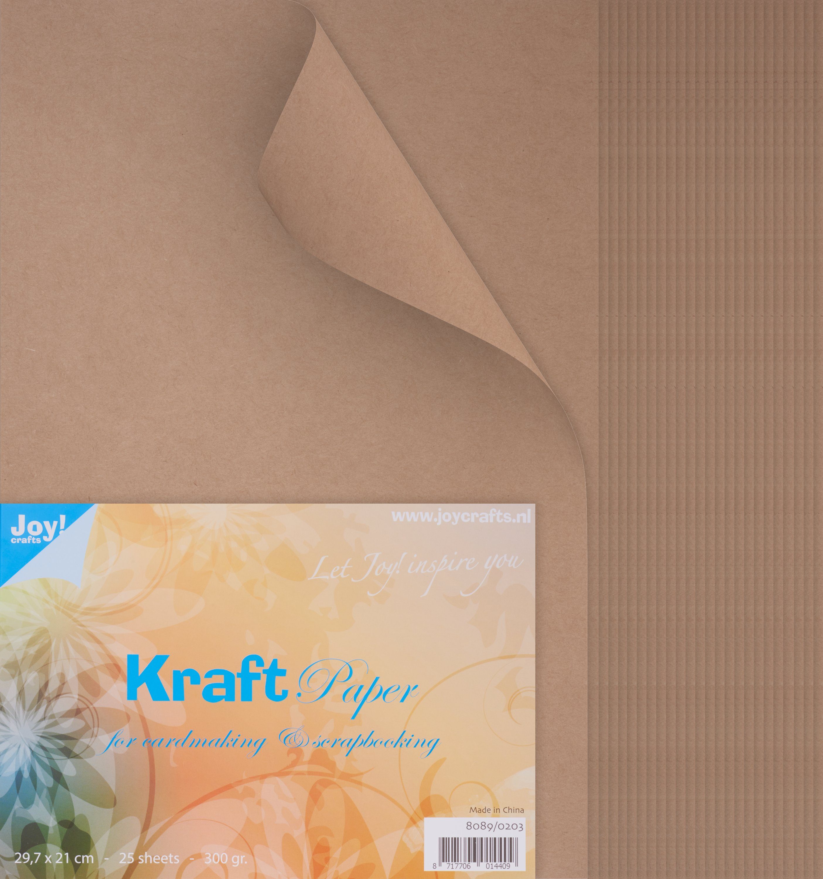 Kraftpapier, JOY 25 Blatt CRAFTS