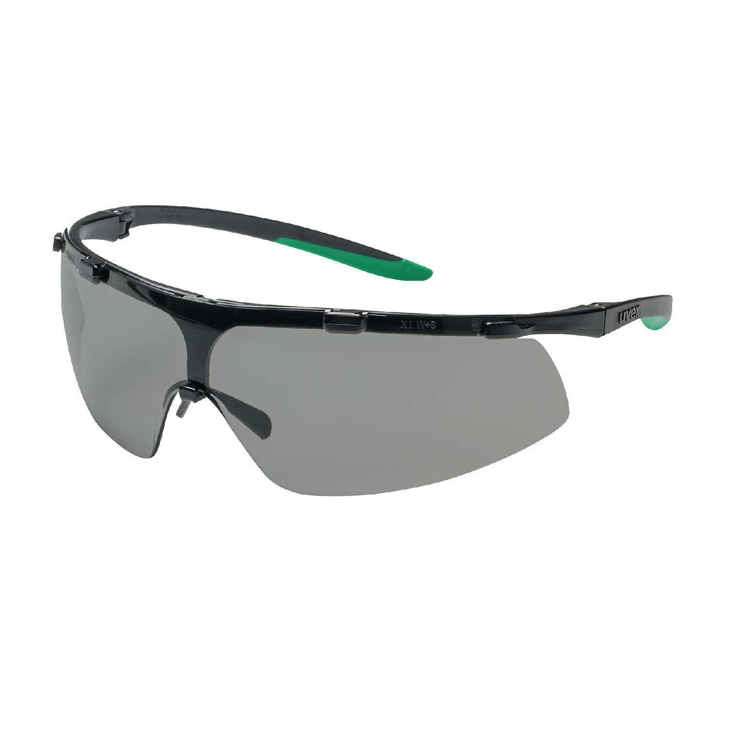 Uvex Arbeitsschutzbrille, plus grün/schwarz infradur (1St)