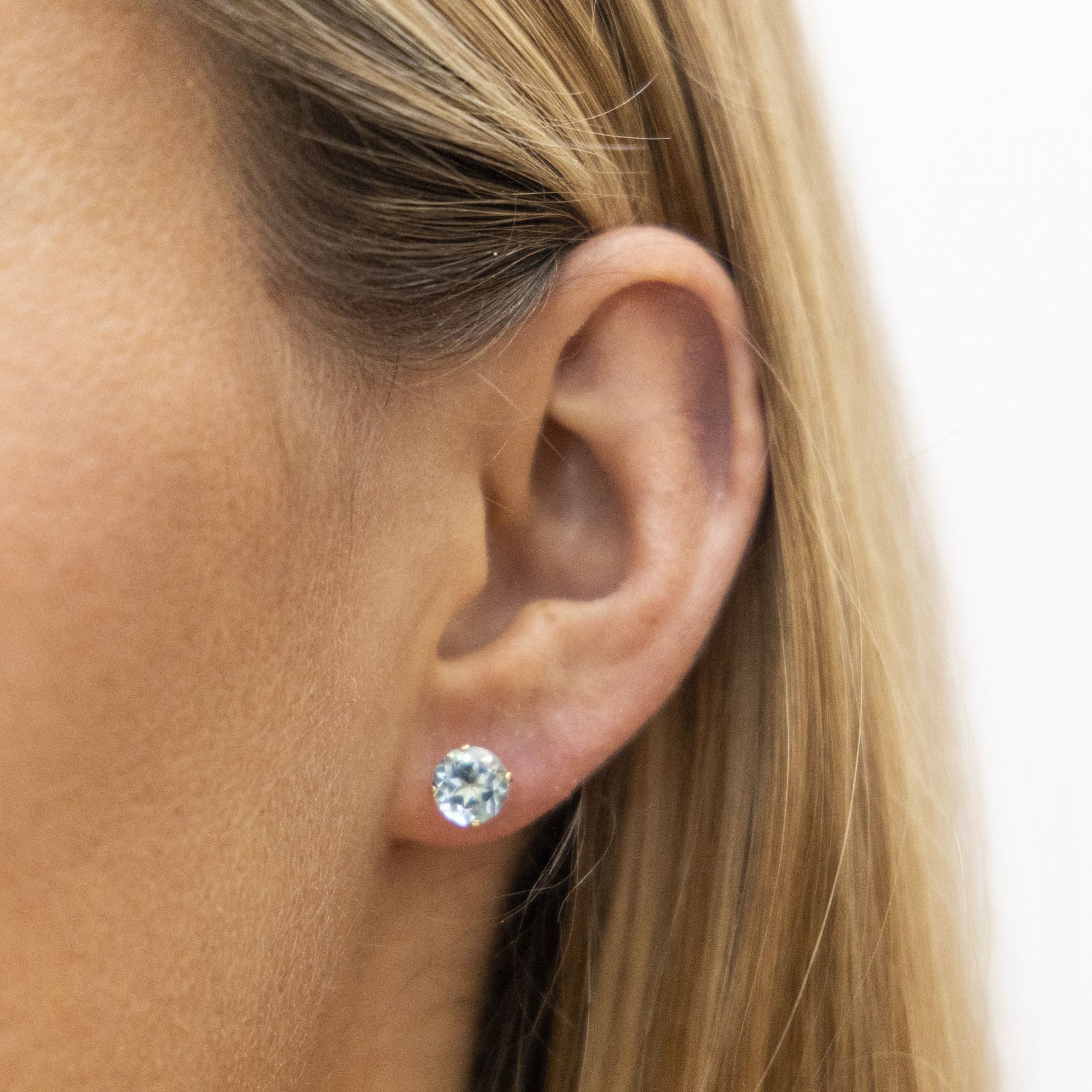 Fascination by Ellen K. Paar Ohrstecker Gold 585 mit echtem Blautopas (beh) günstig online kaufen