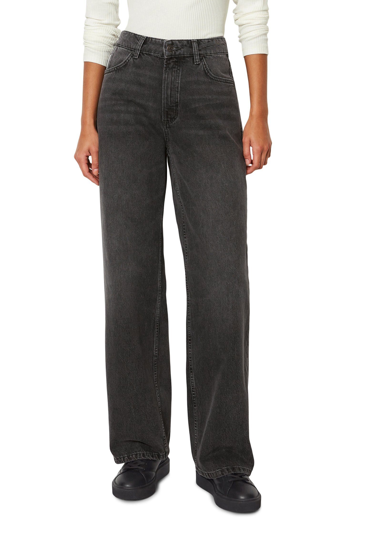 Marc O'Polo DENIM 5-Pocket-Jeans ohne Elasthan-Anteil | Weite Jeans