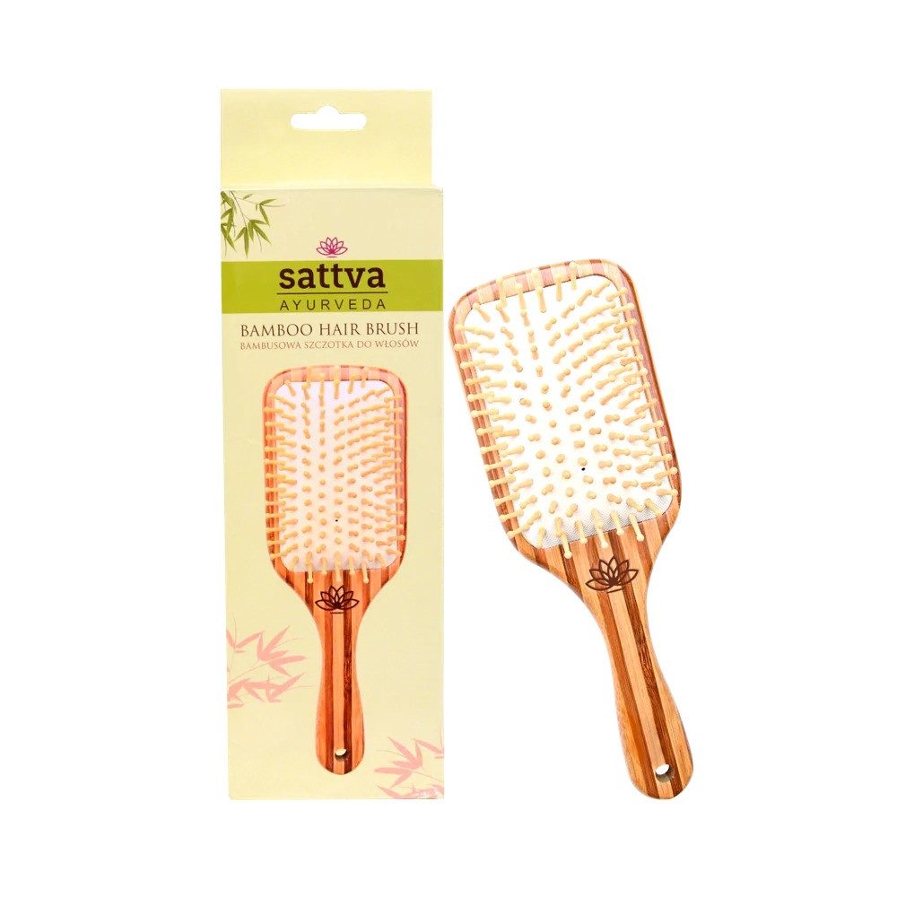 Sattva Haarbürste Ayurveda Bamboo Hair Brush Bambus Haarbürste