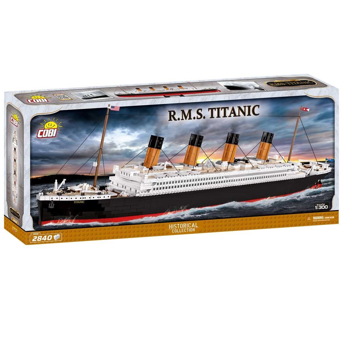 COBI Cobi 1916 R.M.S. Titanic Kreuzfahrschiff- 2840 Konstruktionsspielsteine, (Set, 2840 St)