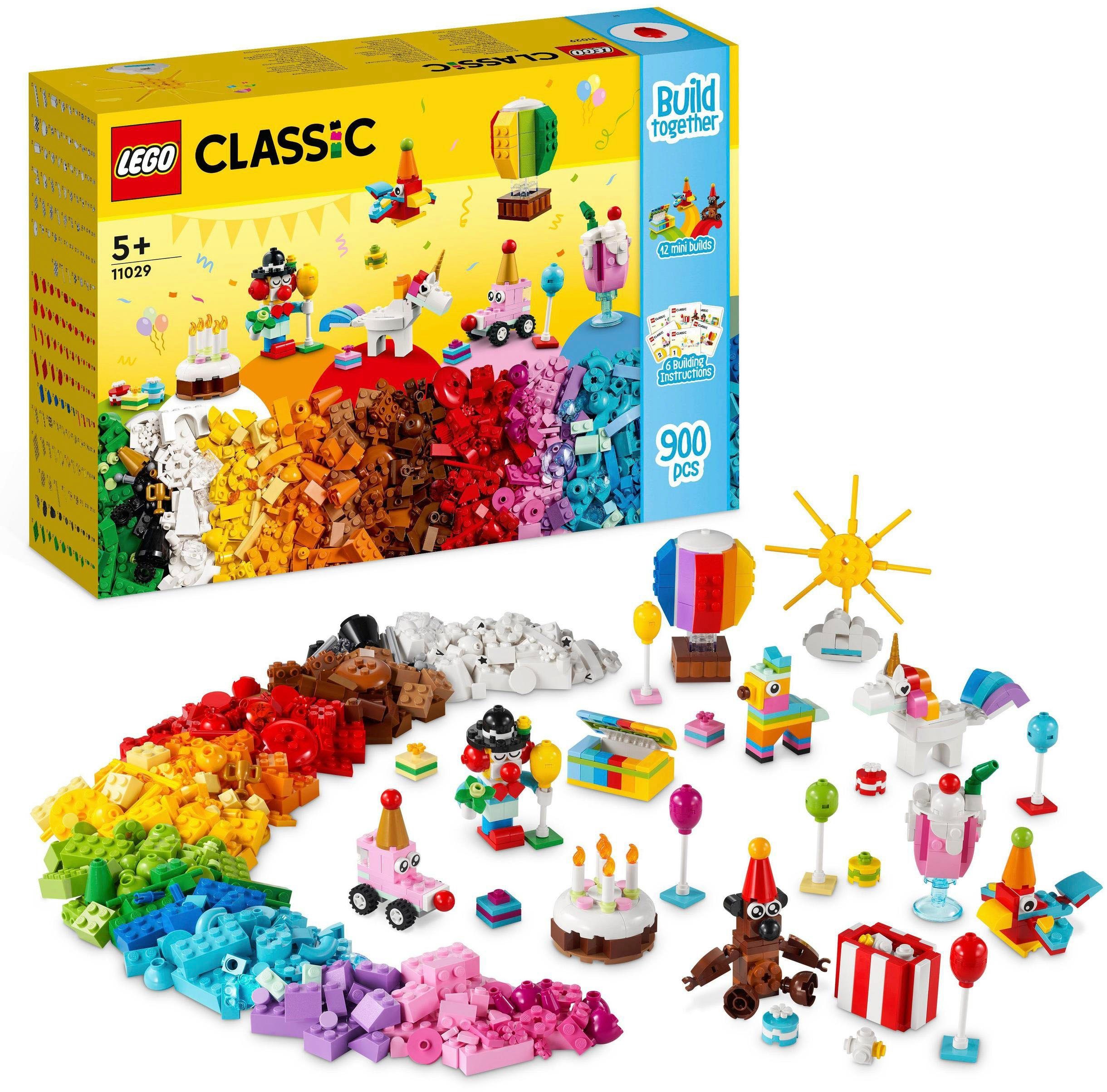 LEGO® Konstruktionsspielsteine Party Kreativ-Bauset (11029), LEGO® Classic, (900 St)