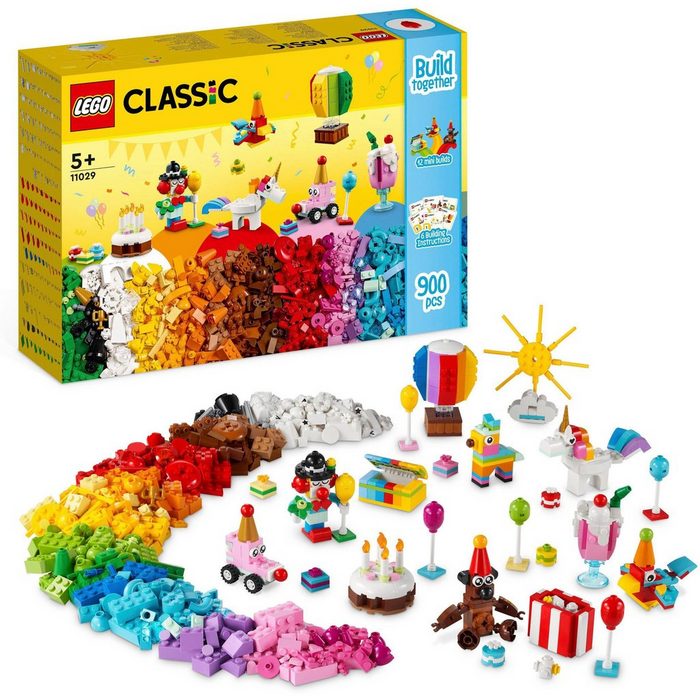 LEGO® Konstruktionsspielsteine Party Kreativ-Bauset (11029) LEGO® Classic (900 St)