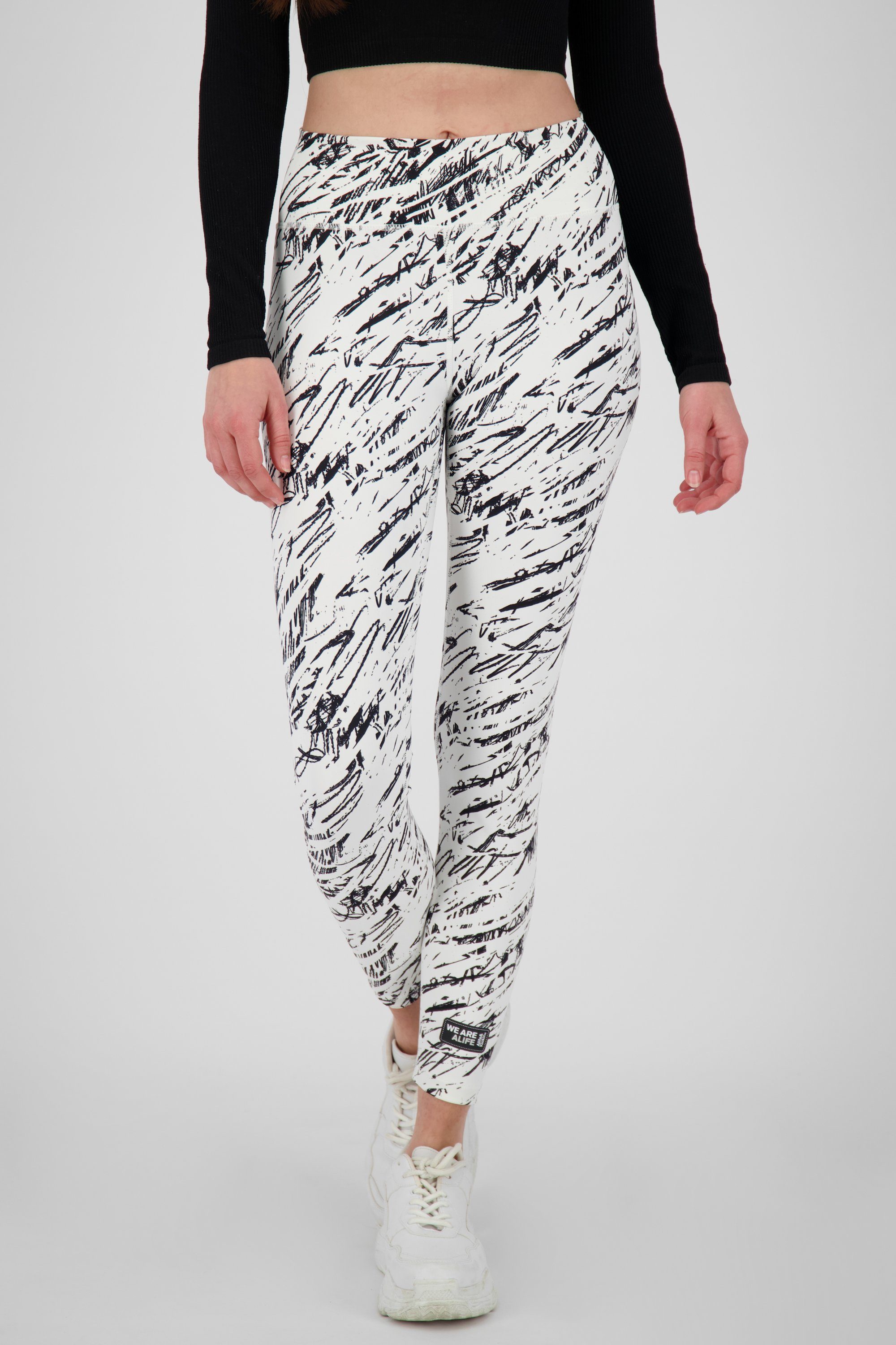 Hose Freizeithose, white & Alife Leggings AriaAK Leggings Kickin Damen