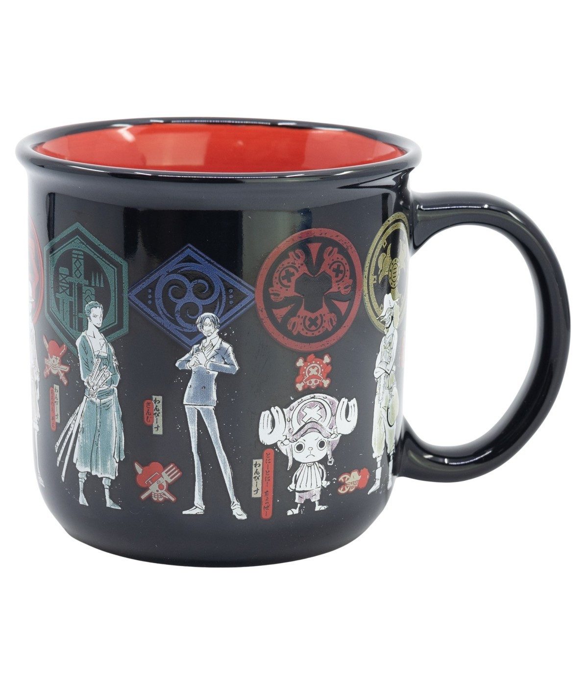 One Piece Tasse Anime Tasse 400 ml Keramik Frühstücksbecher mit Geschenkbox, Keramik