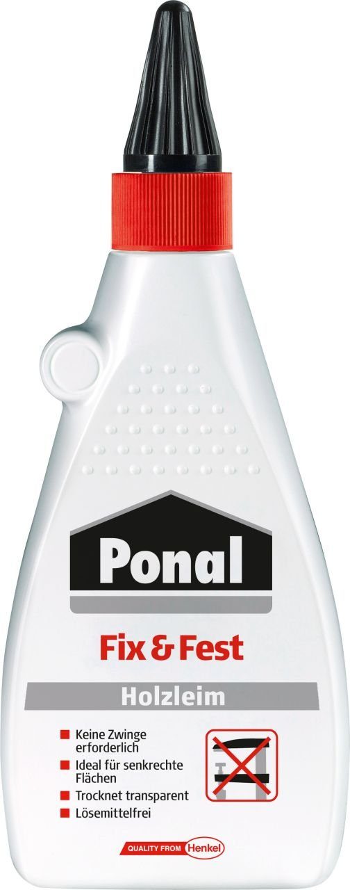 Ponal Umleimer Ponal Holzleim Fix & Fest 500 g Flasche, trocknet