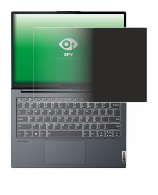 upscreen Blickschutzfolie für Lenovo ThinkBook Plus Gen 2, Displayschutzfolie, Blaulichtfilter Privacy Folie Schutzfolie Sichtschutz klar Anti-Spy