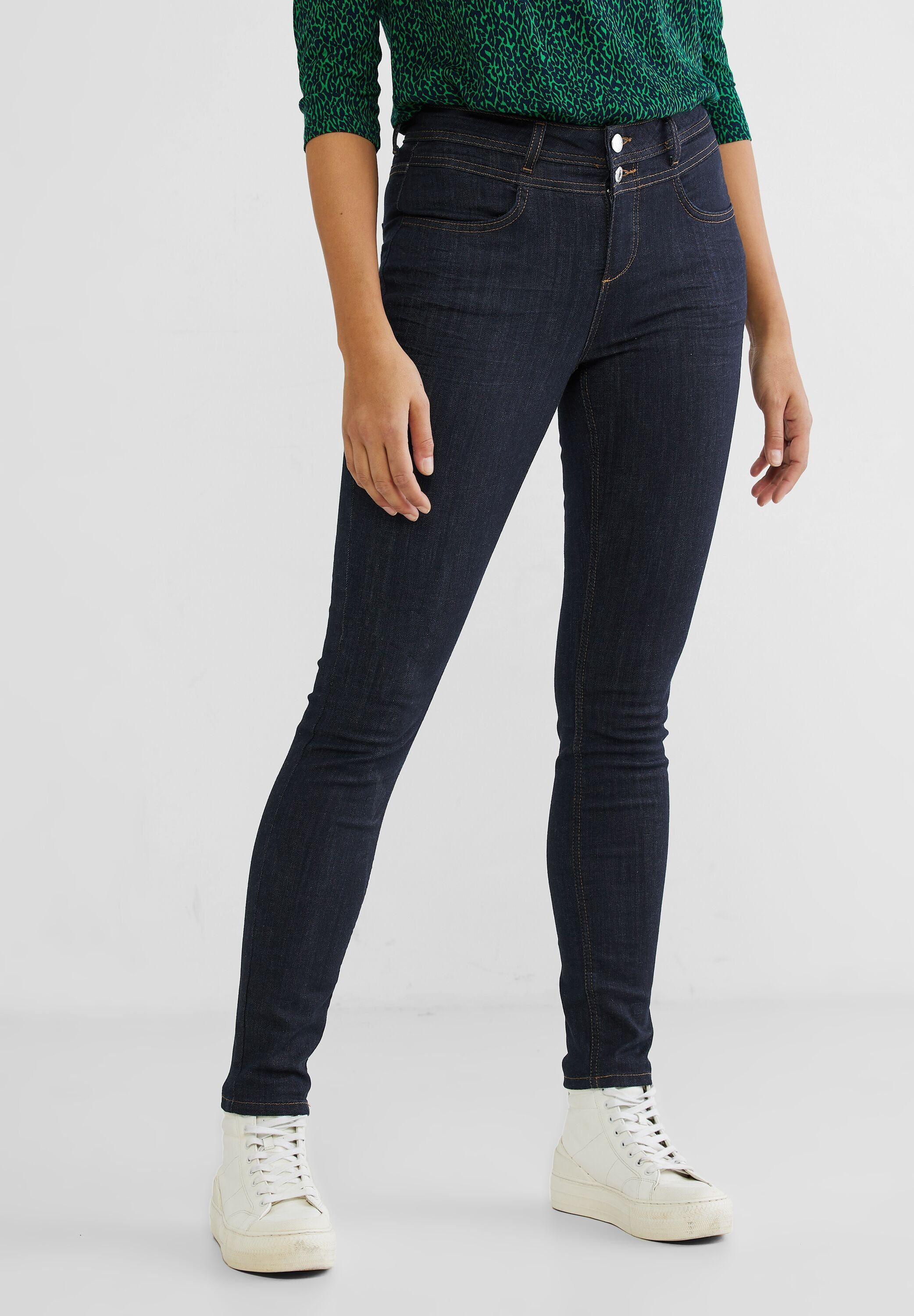 STREET ONE 5-Pocket-Jeans Style QR York,hw,rinsed