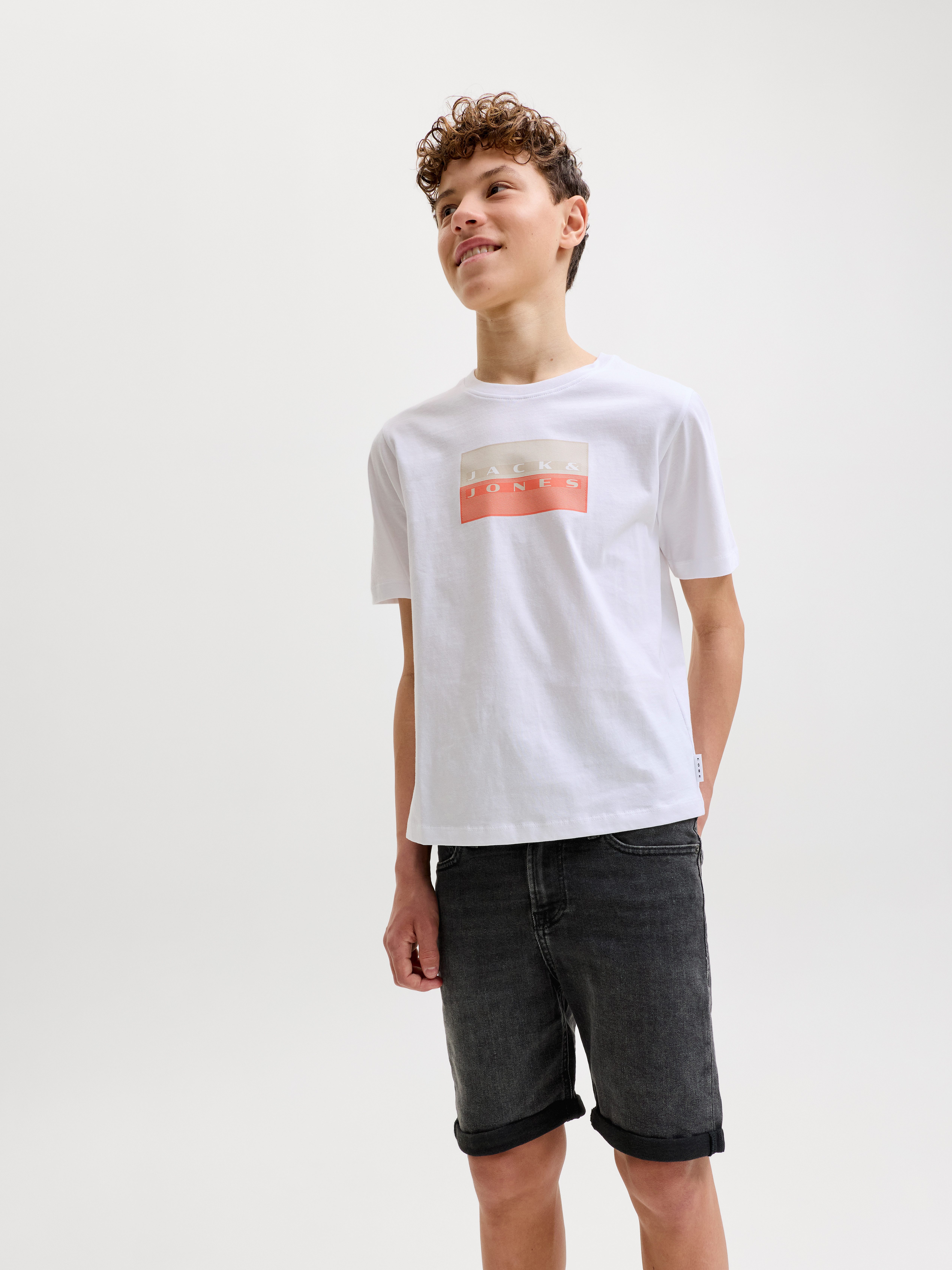 Jack & Jones Junior Shorts JJIRICK bequem mit mittlerer Taille für Jungen unifarben, modisch, regular fit, Web – Bild 2 von 5