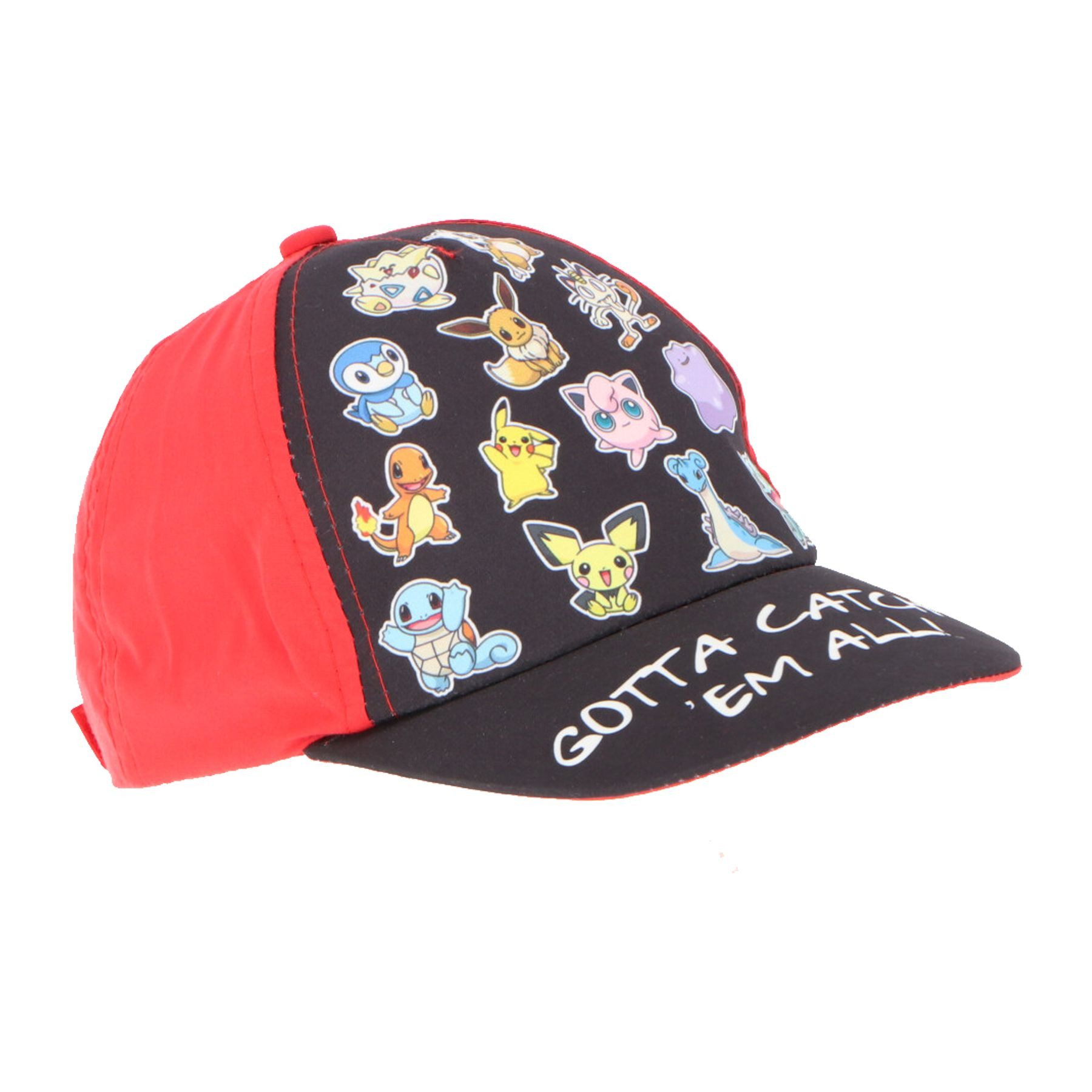 POKÉMON Baseball Cap Kinderkappe Cap Kopfbedeckung Stilvoller Sonnenschutz für Kinder