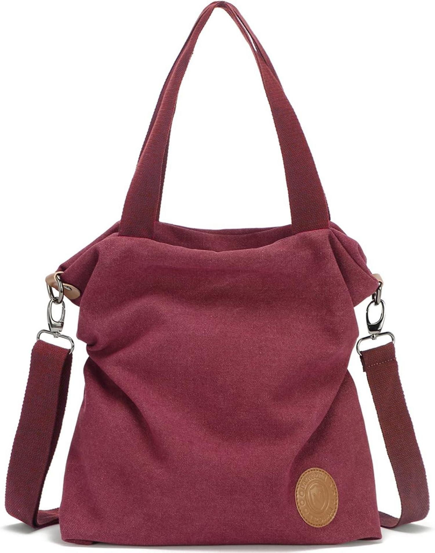 Strandtasche Damen Canvas Umhängetasche Schultertasche Crossbody Bag Strandtasche