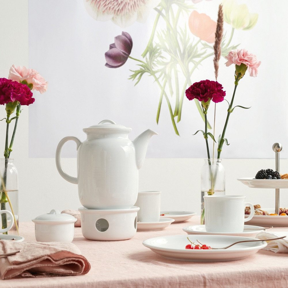 Thomas Porzellan Becher Thomas Trend Weiss Becher mit Henkel groß 0,36 l, Porzellan