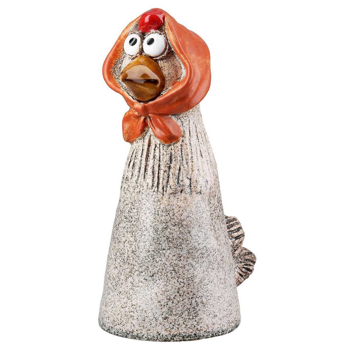 MF Gartenfigur Zaunfigur Hühner Gerda und Otilie 2er Set Keramik Deko 21cm, (2 St) – Bild 3 von 5
