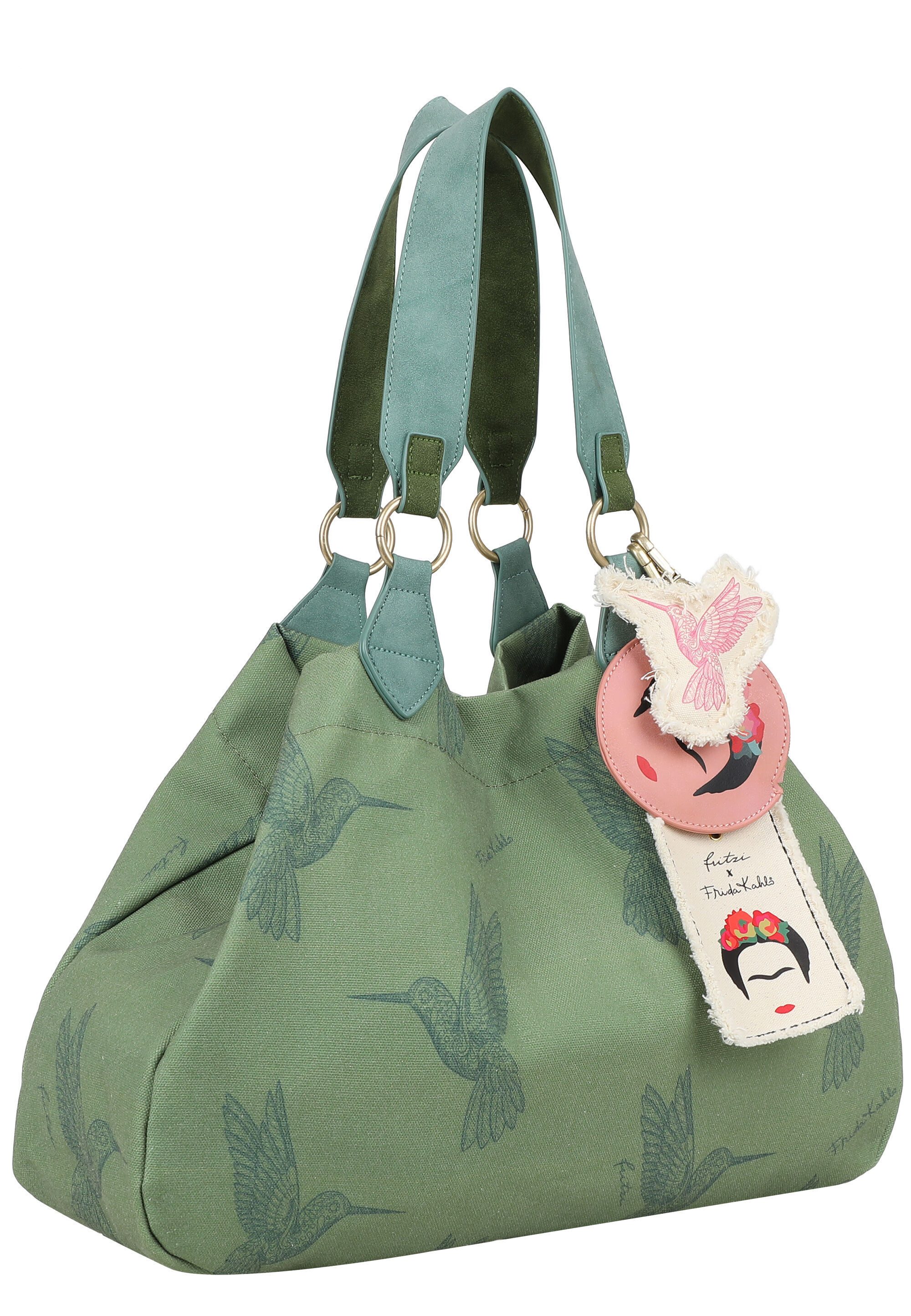 Fritzi aus Preußen Shopper Fritzi x Frida Kahlo, mit Kolibri-Print – Bild 4 von 5