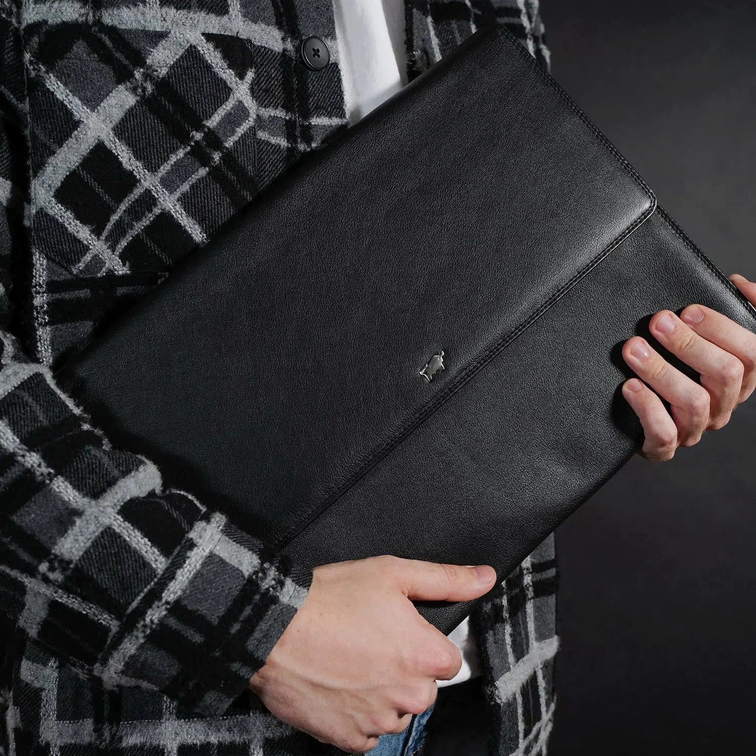 Braun Büffel Laptoptasche GOLF Portfolio schwarz