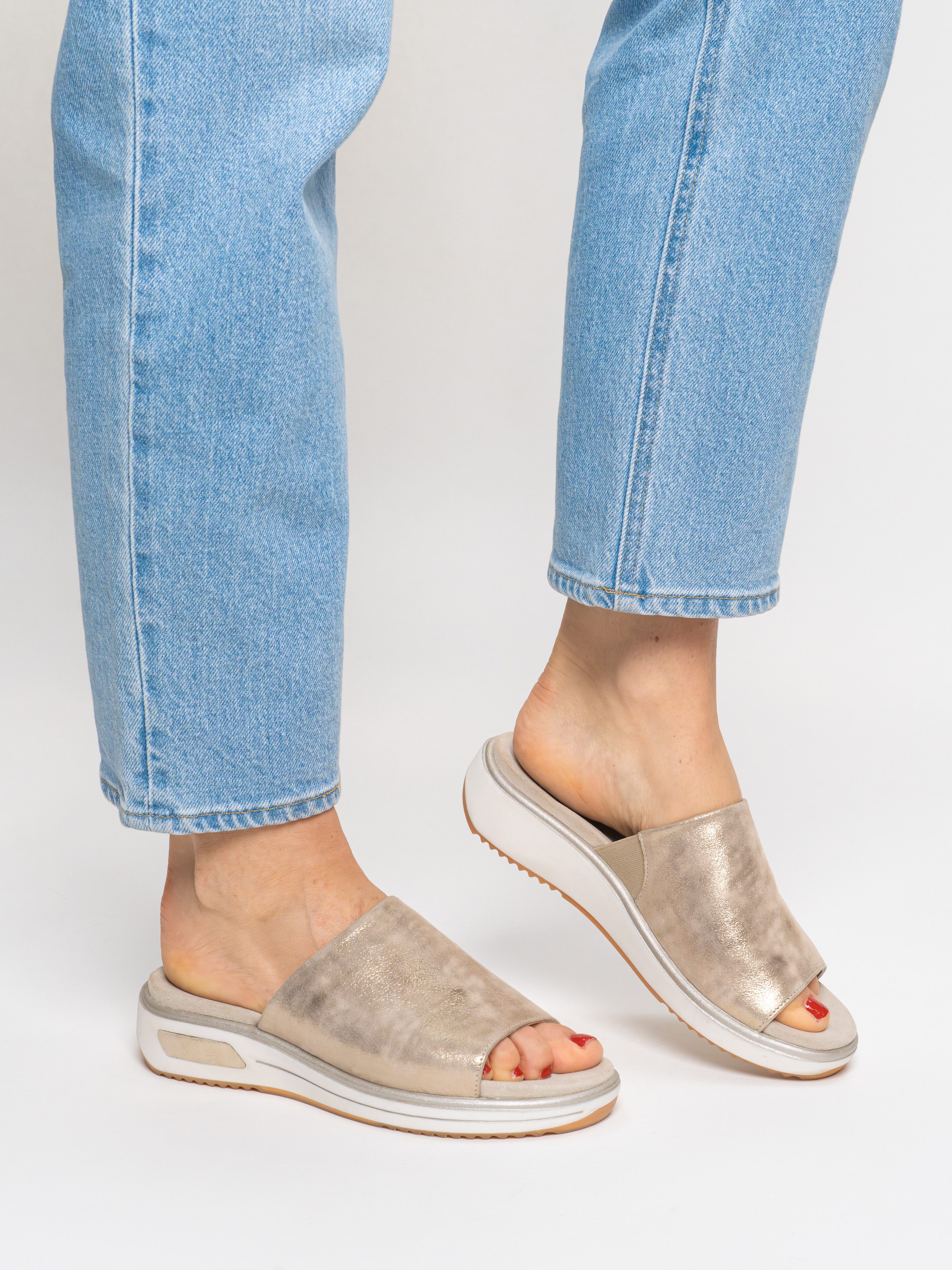 Ara Damen Pantolette Limone Pantoffel