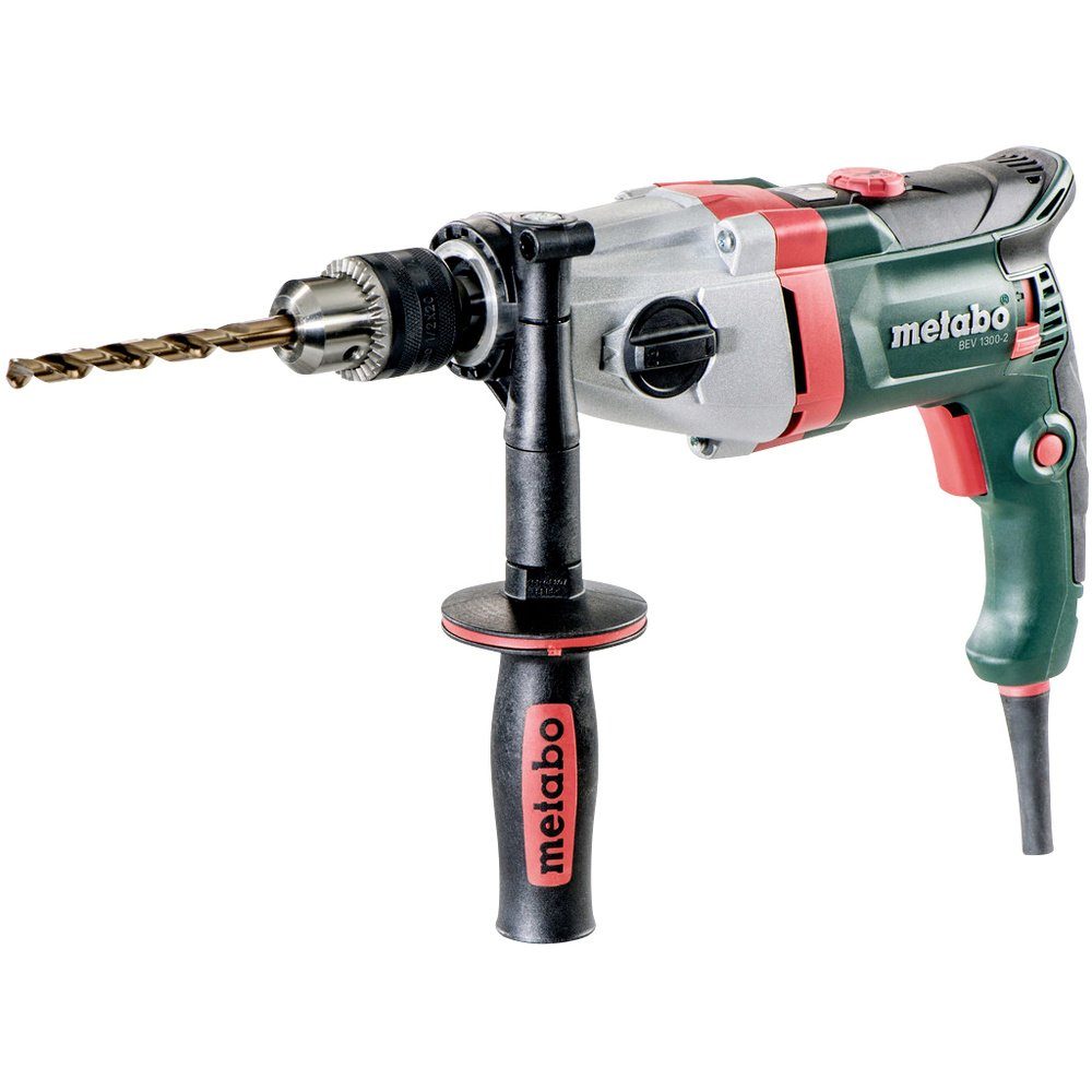 metabo Bohrmaschine Metabo BEV 1300-2 2-Gang-Bohrmaschine 1300 W