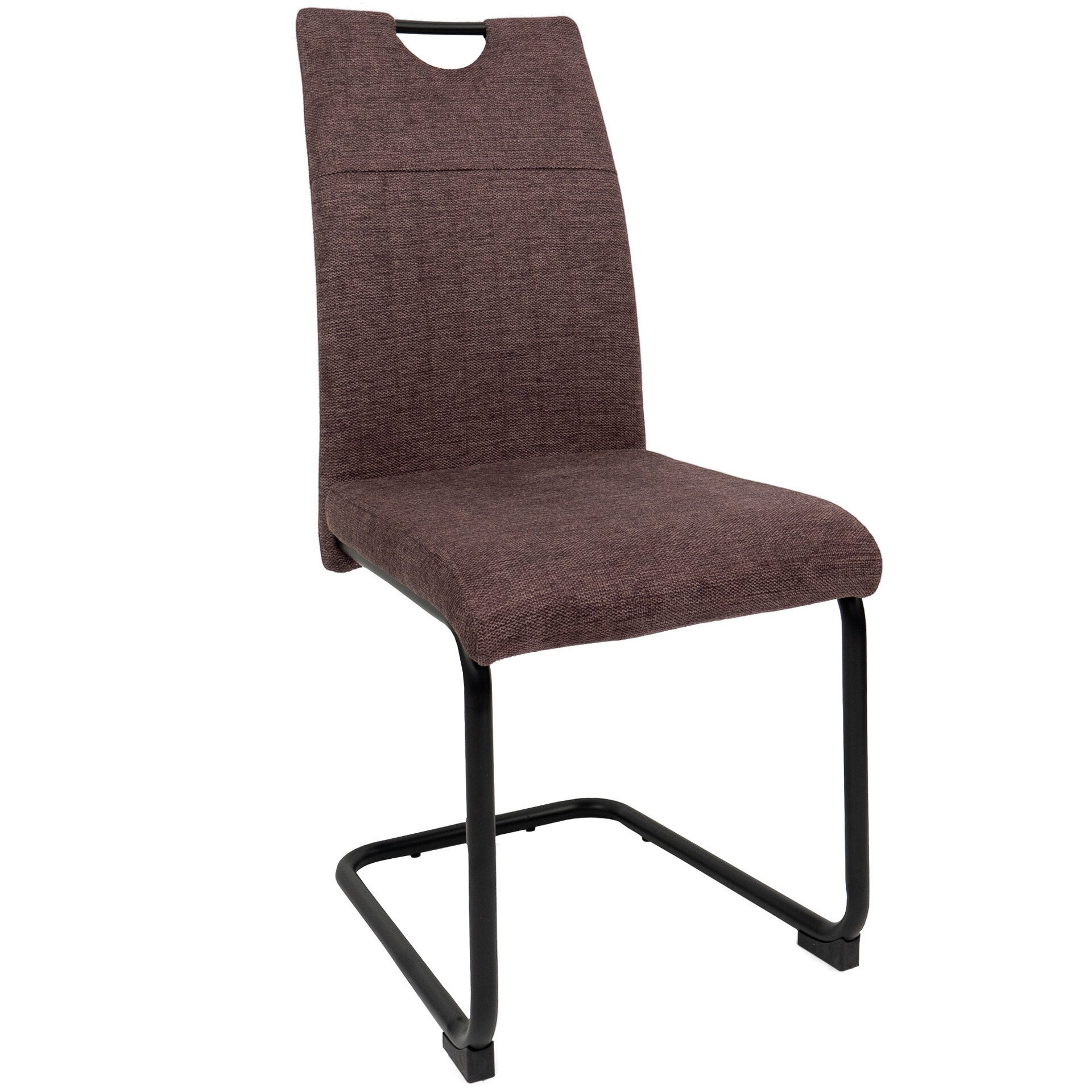 TRISENS Freischwinger Marcello (Stück, 1 St), Schwingstuhl mit robustem Metallgestell in Stoff-Optik