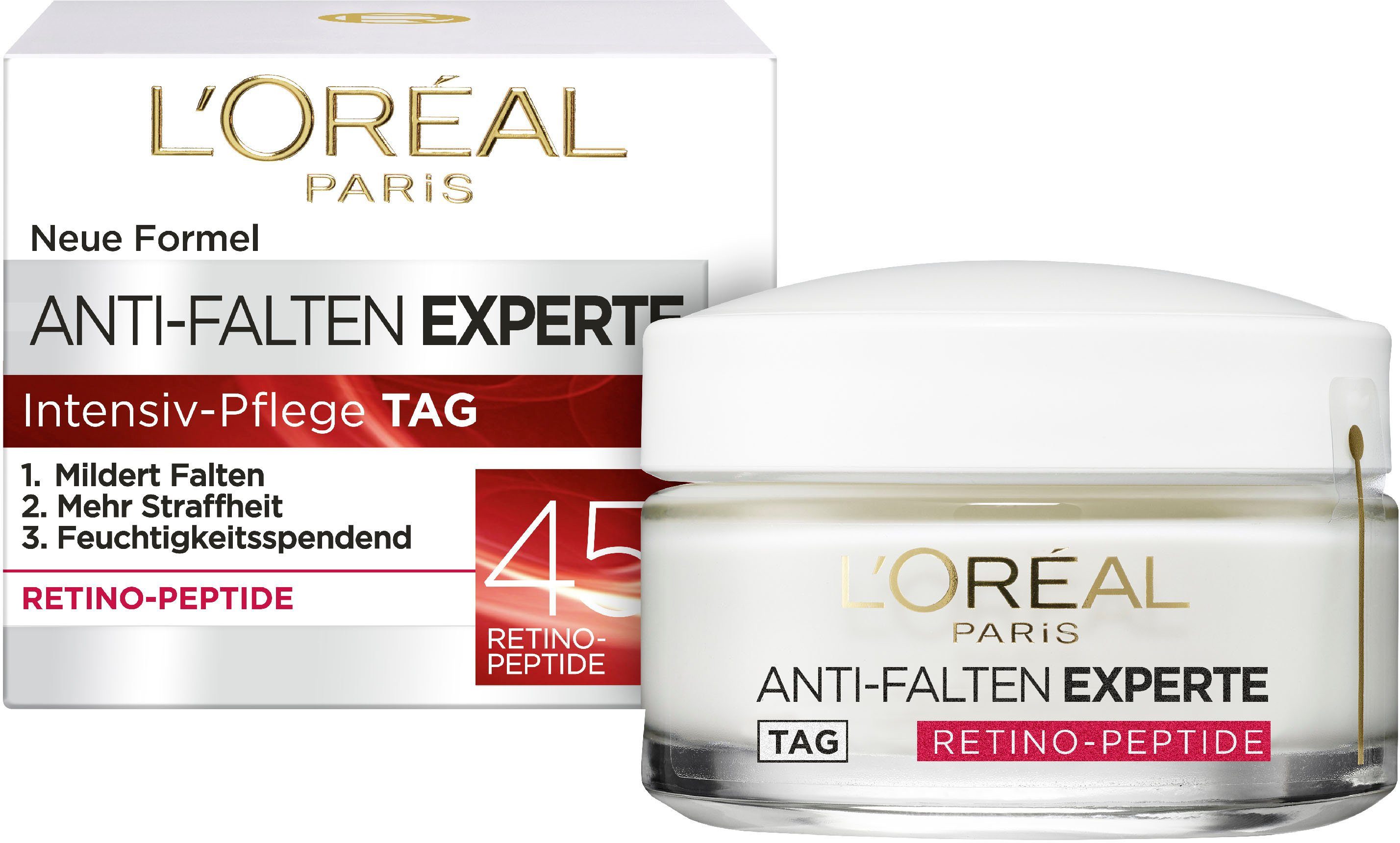 L'ORÉAL PARIS Anti-Aging-Creme »Anti-Falten-Expert Retino Peptide 45+«  online kaufen | OTTO