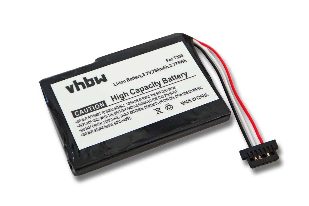 vhbw kompatibel mit Mitac Mio 4190, N177 Akku Li-Ion 750 mAh (3,7 V)