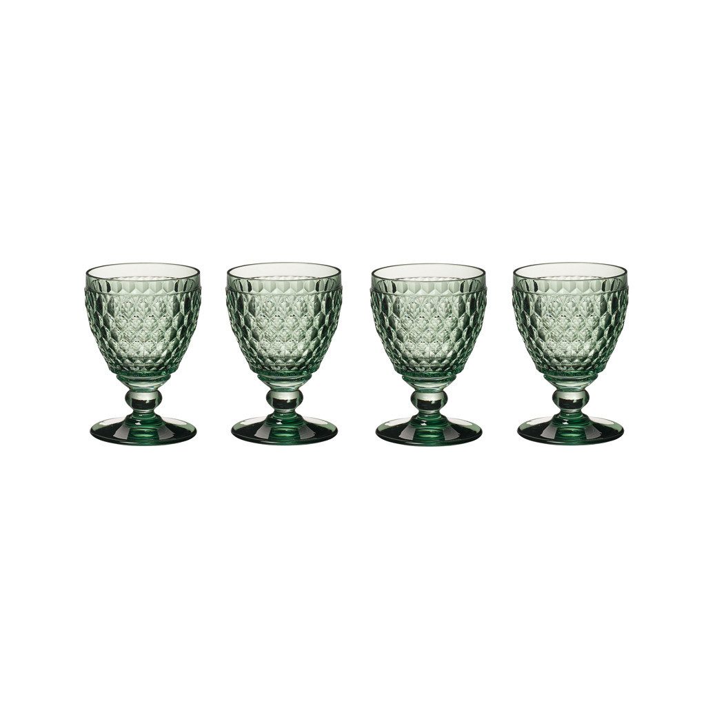 Villeroy & Boch Weißweinglas Boston Weißweinglas, 4-tlg., Glas, Kristallglas, spülmaschinenfest, Made in Germany