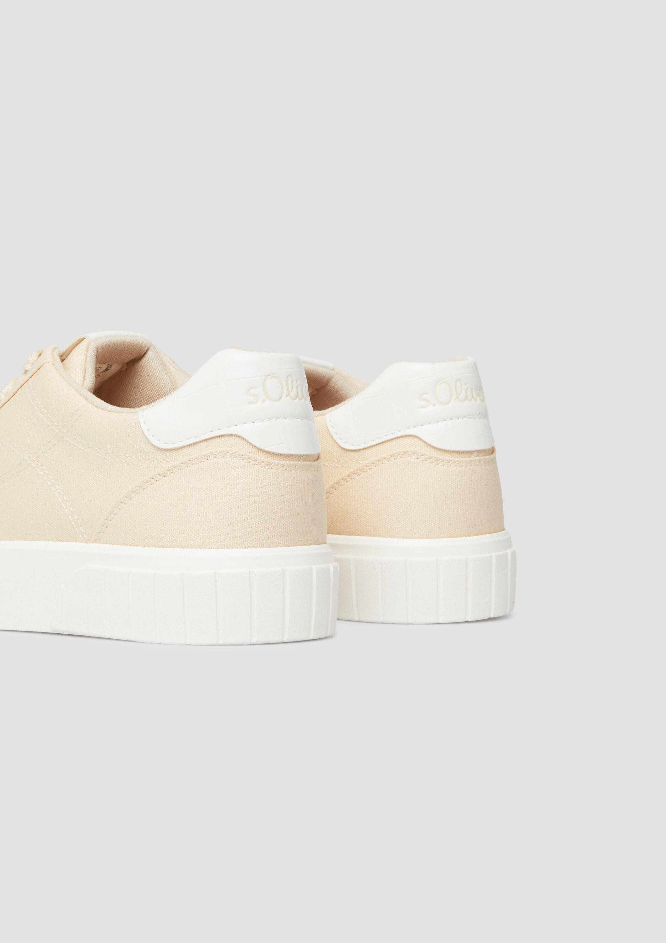 s.Oliver Sneakers Sneaker Textil-Sneaker mit Schnürung